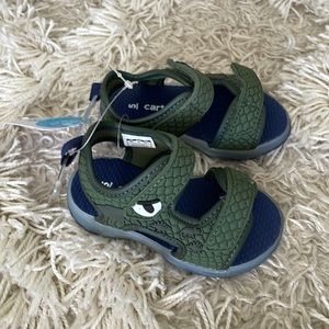 Carters light up Dino sandals size 5